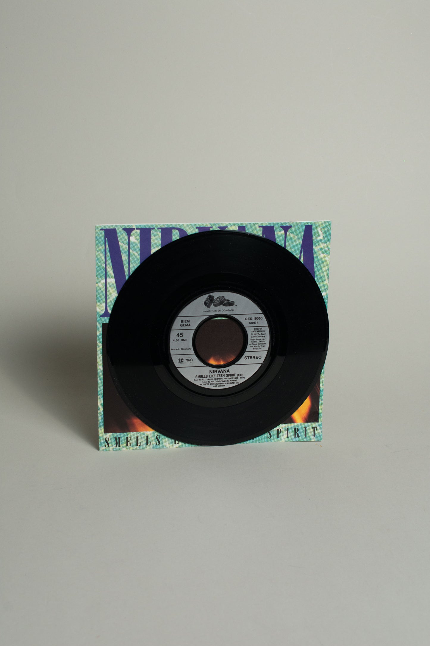 Nirvana – Smells Like Teen Spirit (Europe, 7" Single, 1991)