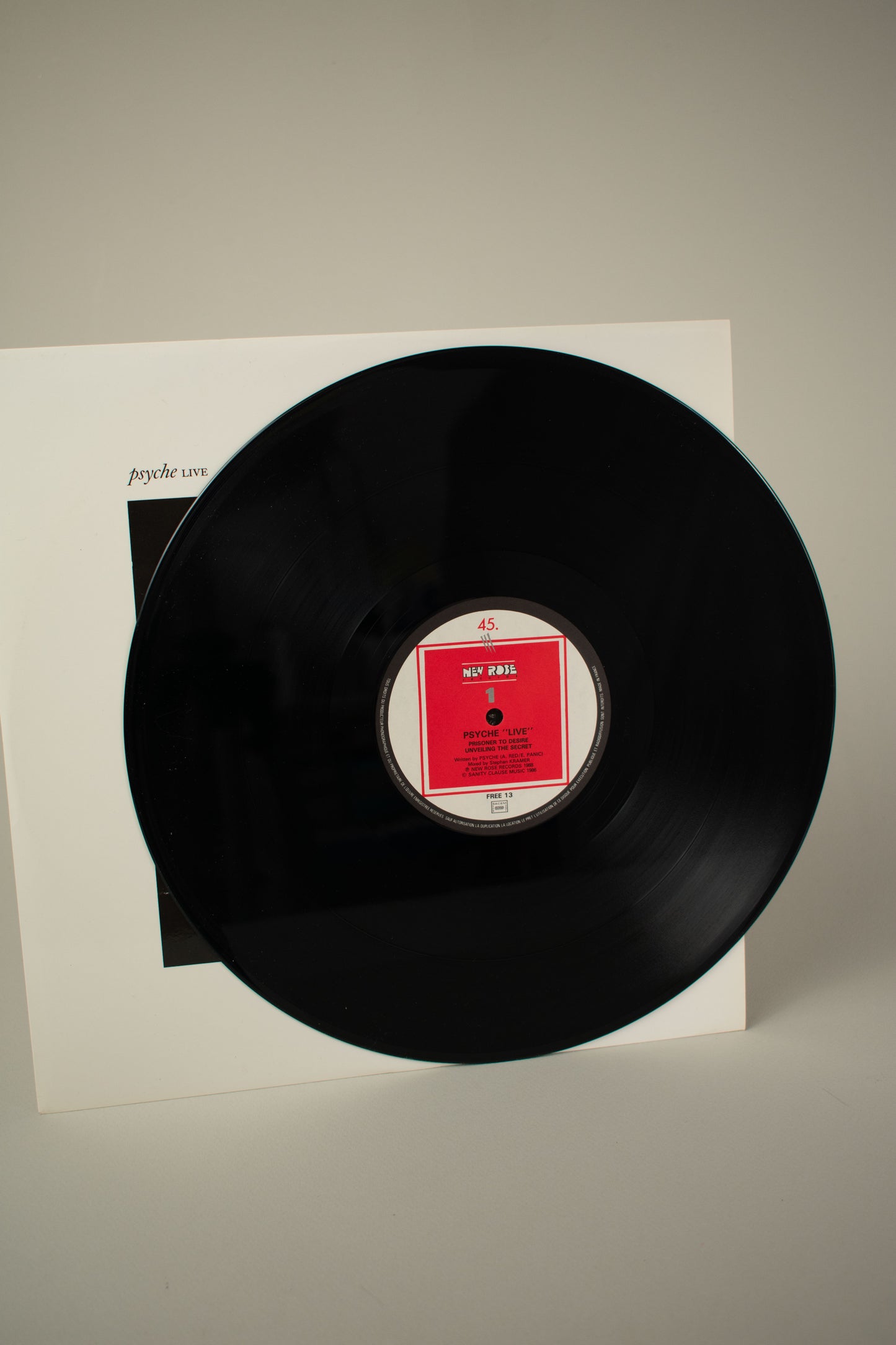 Psyche – Mystery Hotel + EP Psyche Live (France, 12" Album + 12" EP, 1988)