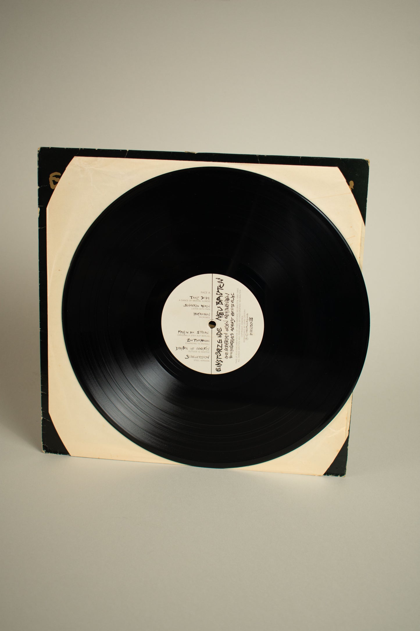 Einstürzende Neubauten – 80-83 Strategien Gegen Architekturen (UK, 12" Album, 1984)