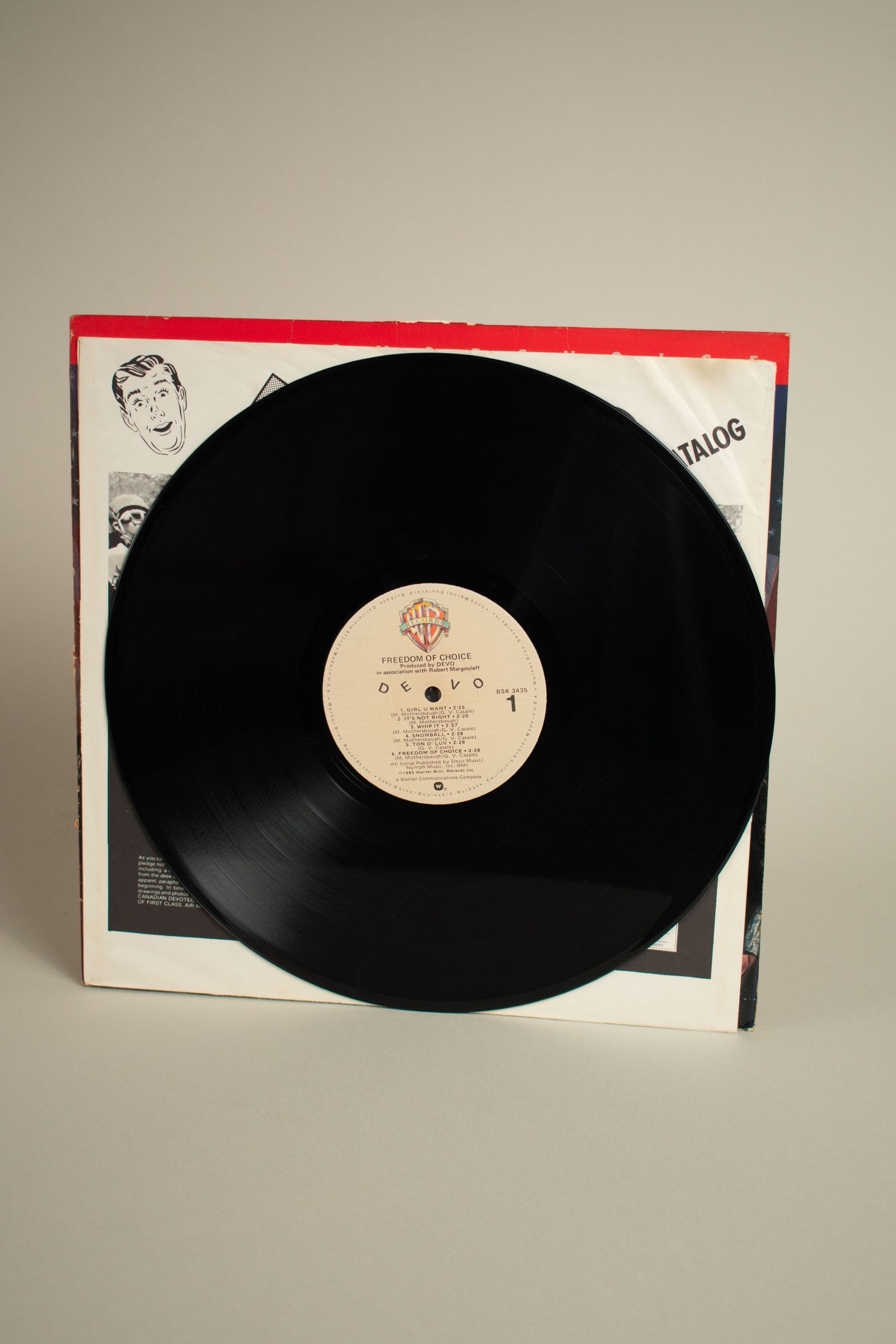 Devo – Freedom Of Choice (US, 12" Album, 1980)
