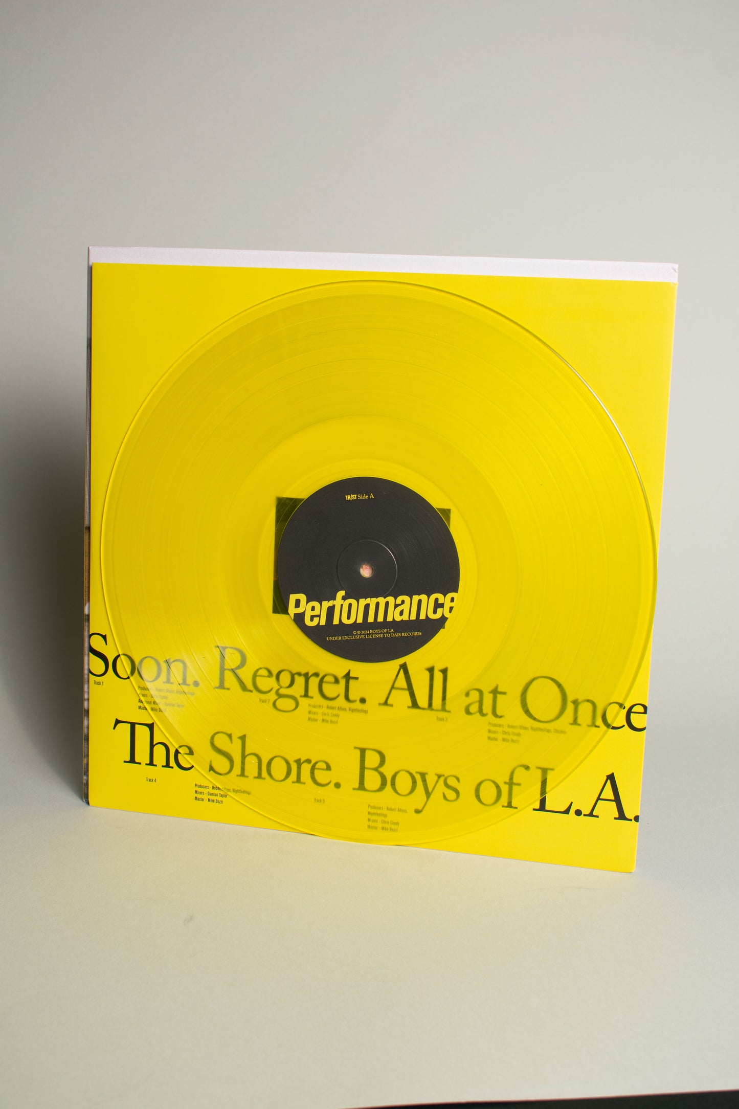 TR/ST – Performance (USA, Canada & Europe, 12" Album, 2024)