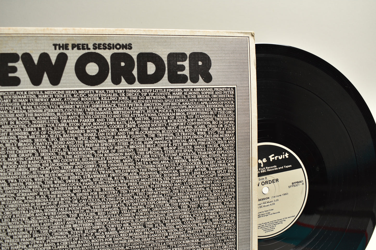 New Order – The Peel Sessions (UK, Vinilo 12" - 45 RPM - EP, 1986)