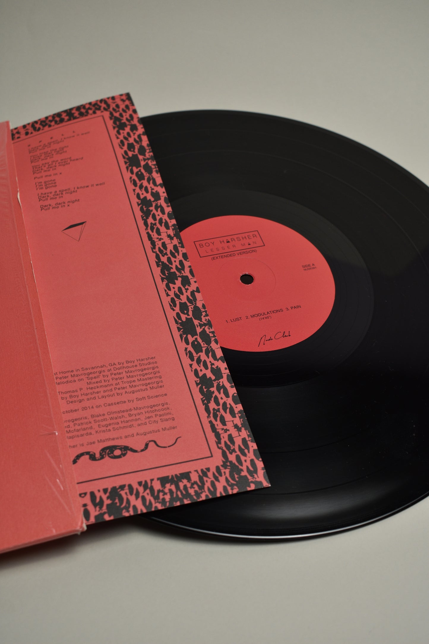 Boy Harsher – Lesser Man (US 12" EP, 2018)