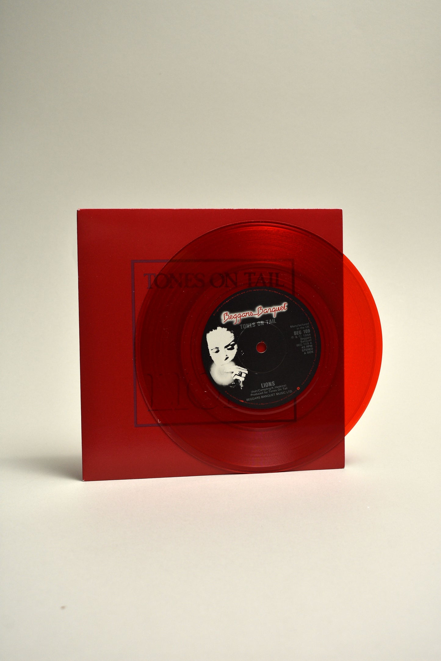 Tones On Tail – Lions / Go! (UK 7" Single, 1984)