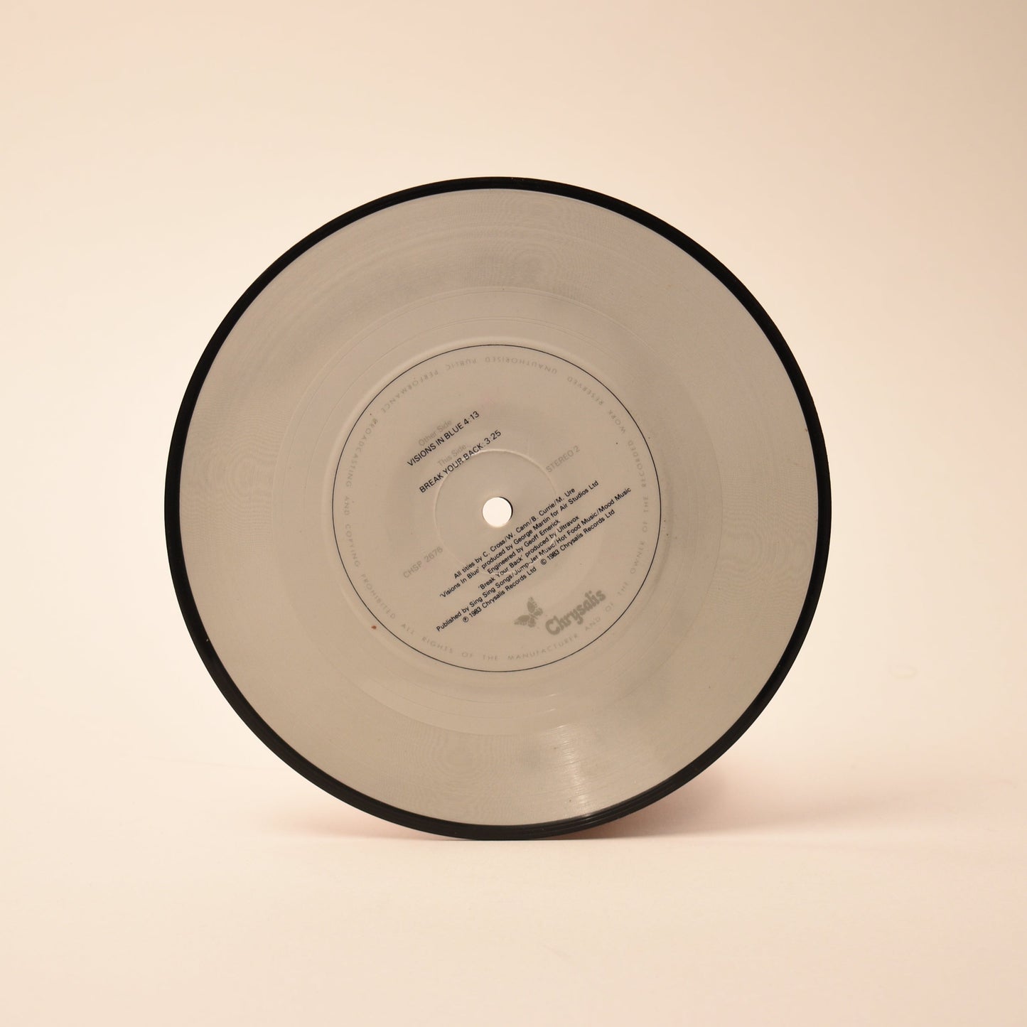 Ultravox – Visions In Blue (UK 7" Single, 1983)