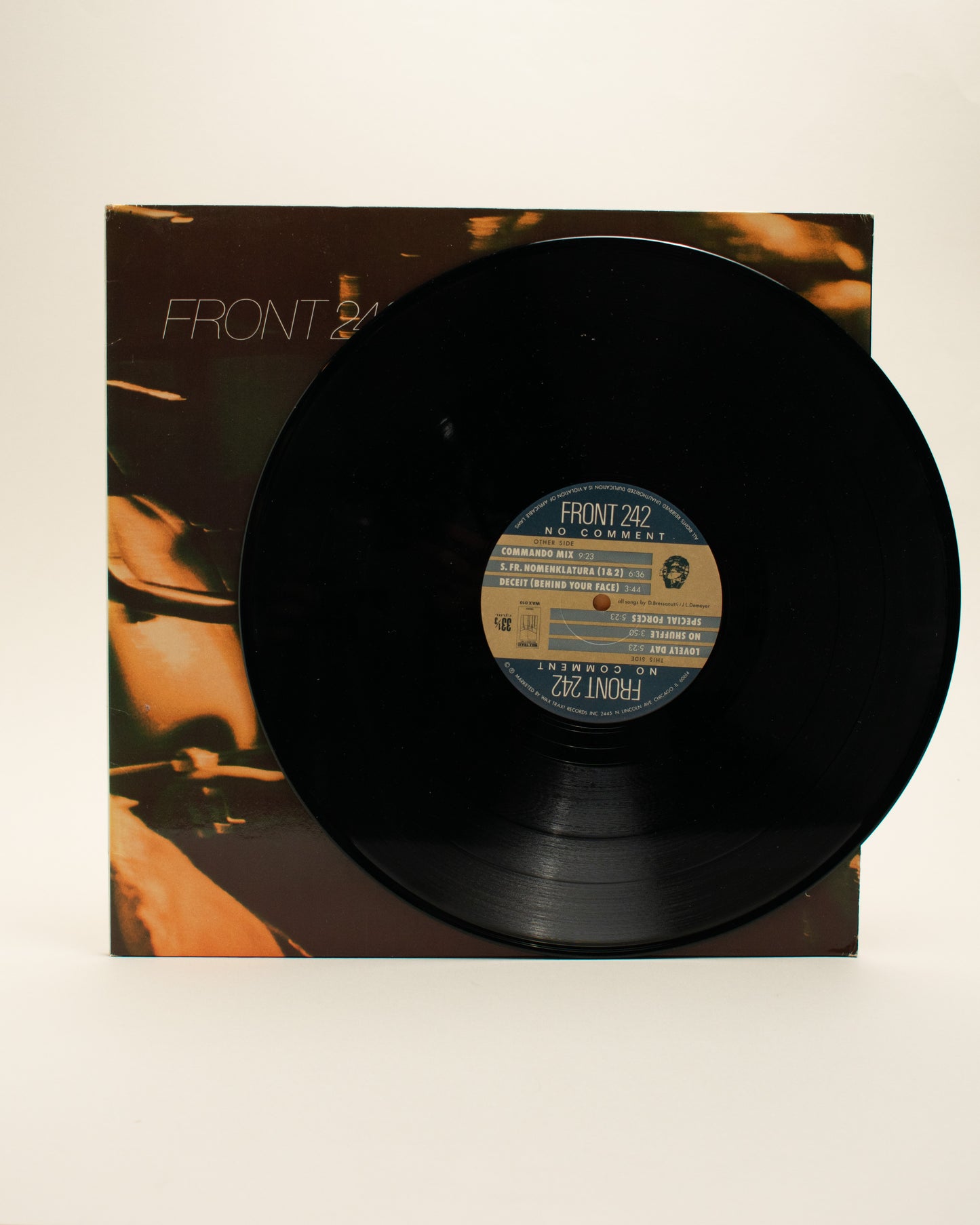 Front 242 - No Comment (US, 12" Album, 1987)