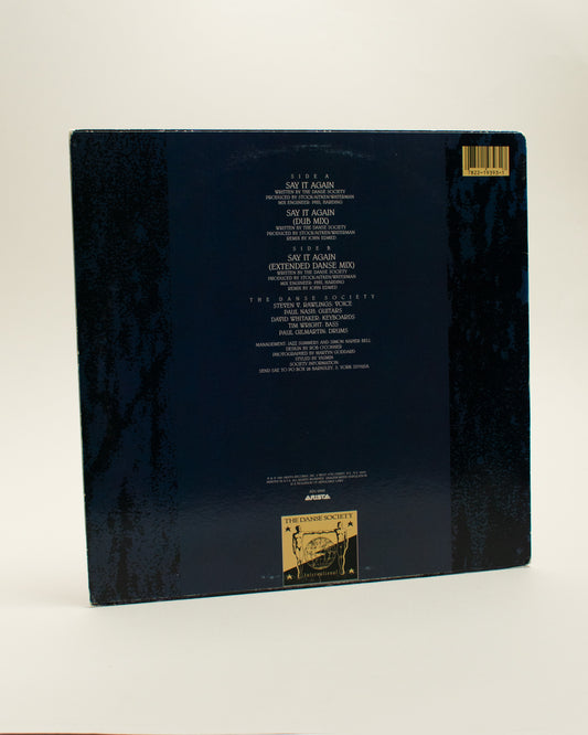 The Danse Society - Say It Again (US, 12" Single, 1985)