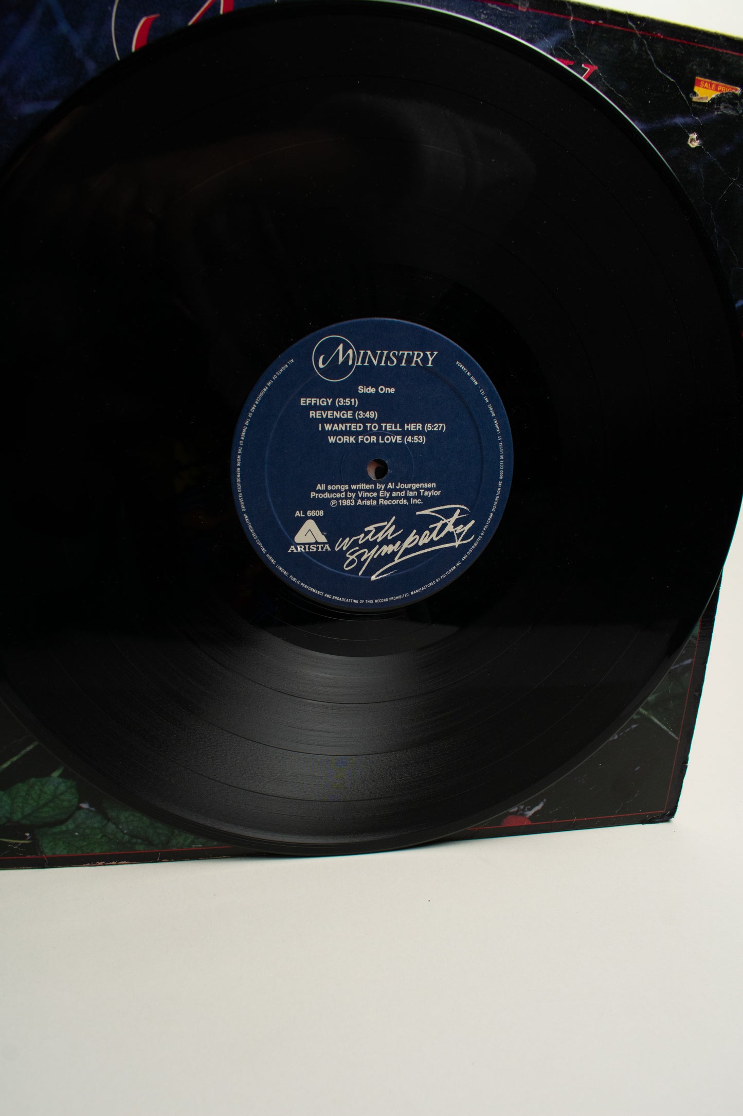 Ministry – With Sympathy (CANADA, 12" Album, 1983)