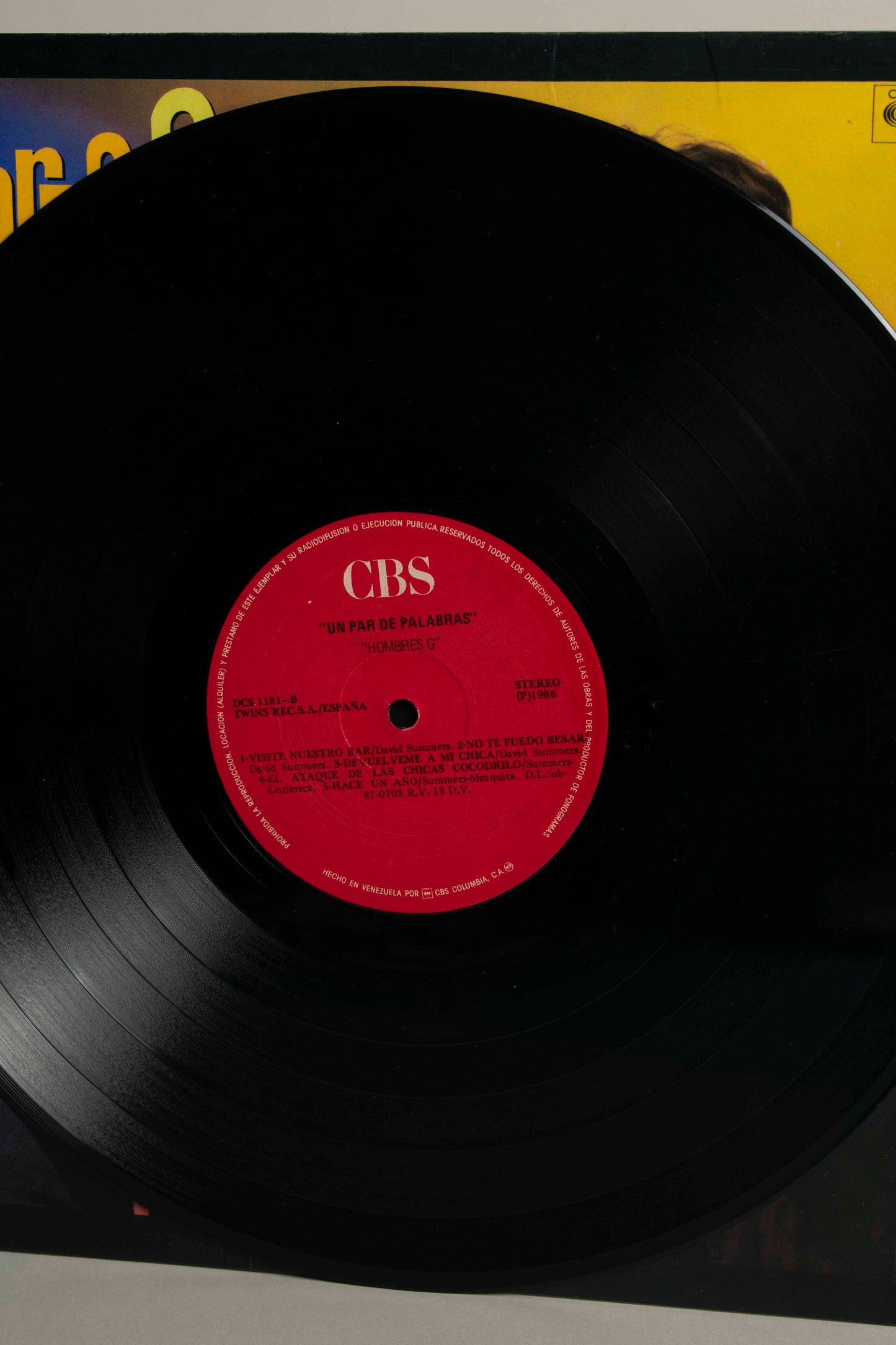 Hombres G – Un Par De Palabras (VE, 12" Album, 1987)