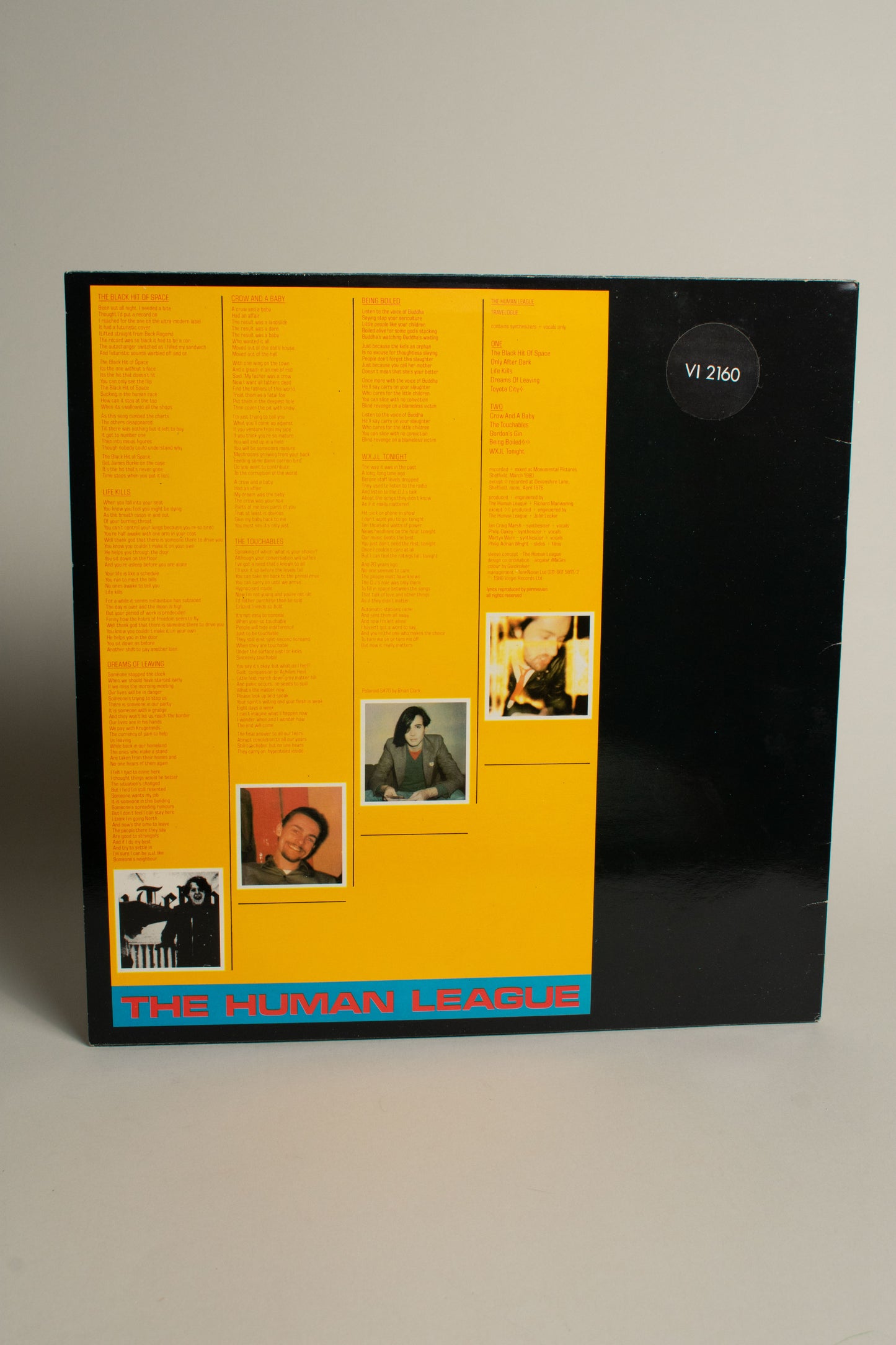 The Human League – Travelogue (US, 12" Album, 1980)