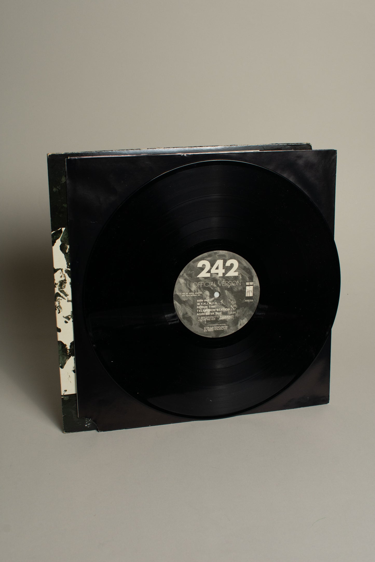 Front 242 – Official Version (US, 12" Album, 1987)