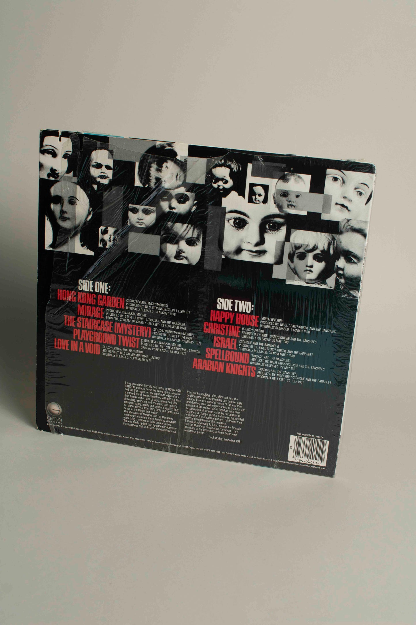 Siouxsie And The Banshees – Once Upon A Time/The Singles (US, 12" Compilation, 1981)