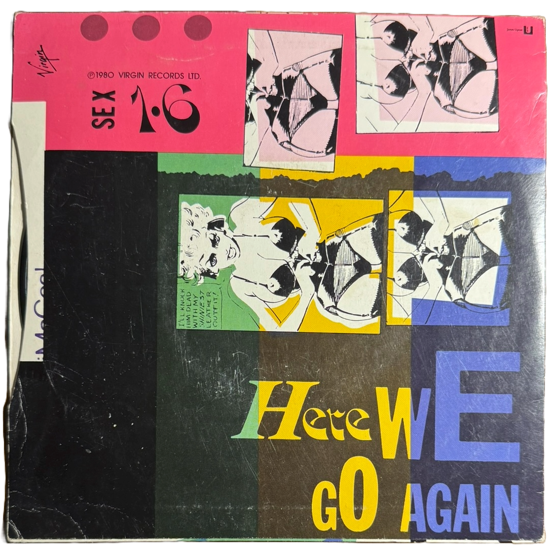Sex Pistols – Black Leather / Here We Go Again [UK 7” Vinyl, 1980]