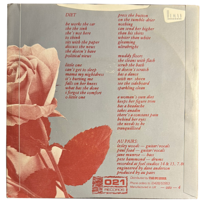 Au Pairs – Diet / It's Obvious (7”, 1980, UK)