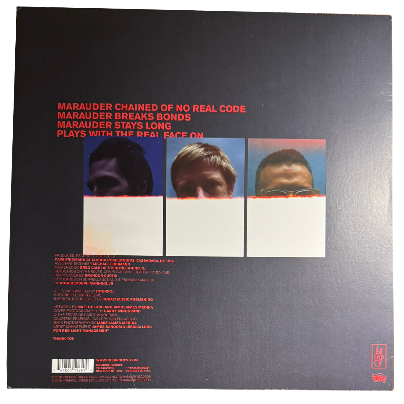 Interpol – Marauder (LP, 2018, USA)