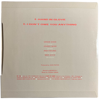 Sandie Shaw – Hand In Glove / I Don’t Owe You Anything (UK 7" Single, 1984)