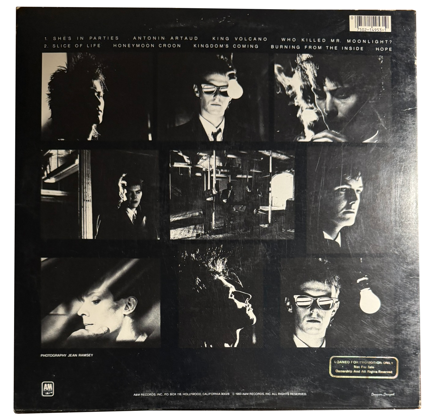 Bauhaus – Burning from the Inside (LP, 1983, USA)