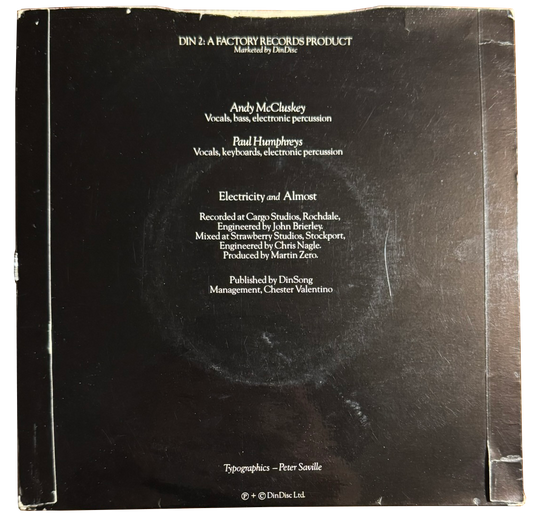 Orchestral Manoeuvres in the Dark – Electricity / Almost (7”, 1979, UK)
