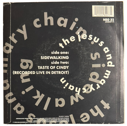 The Jesus and Mary Chain – Sidewalking / Taste of Cindy (7”, 1988, UK)