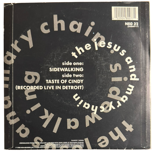 The Jesus and Mary Chain – Sidewalking / Taste of Cindy (7”, 1988, UK)