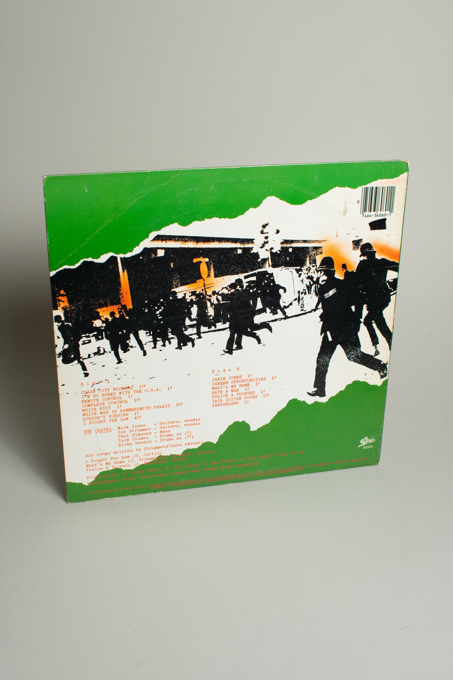 The Clash – The Clash (US, 12" Album, 1977)
