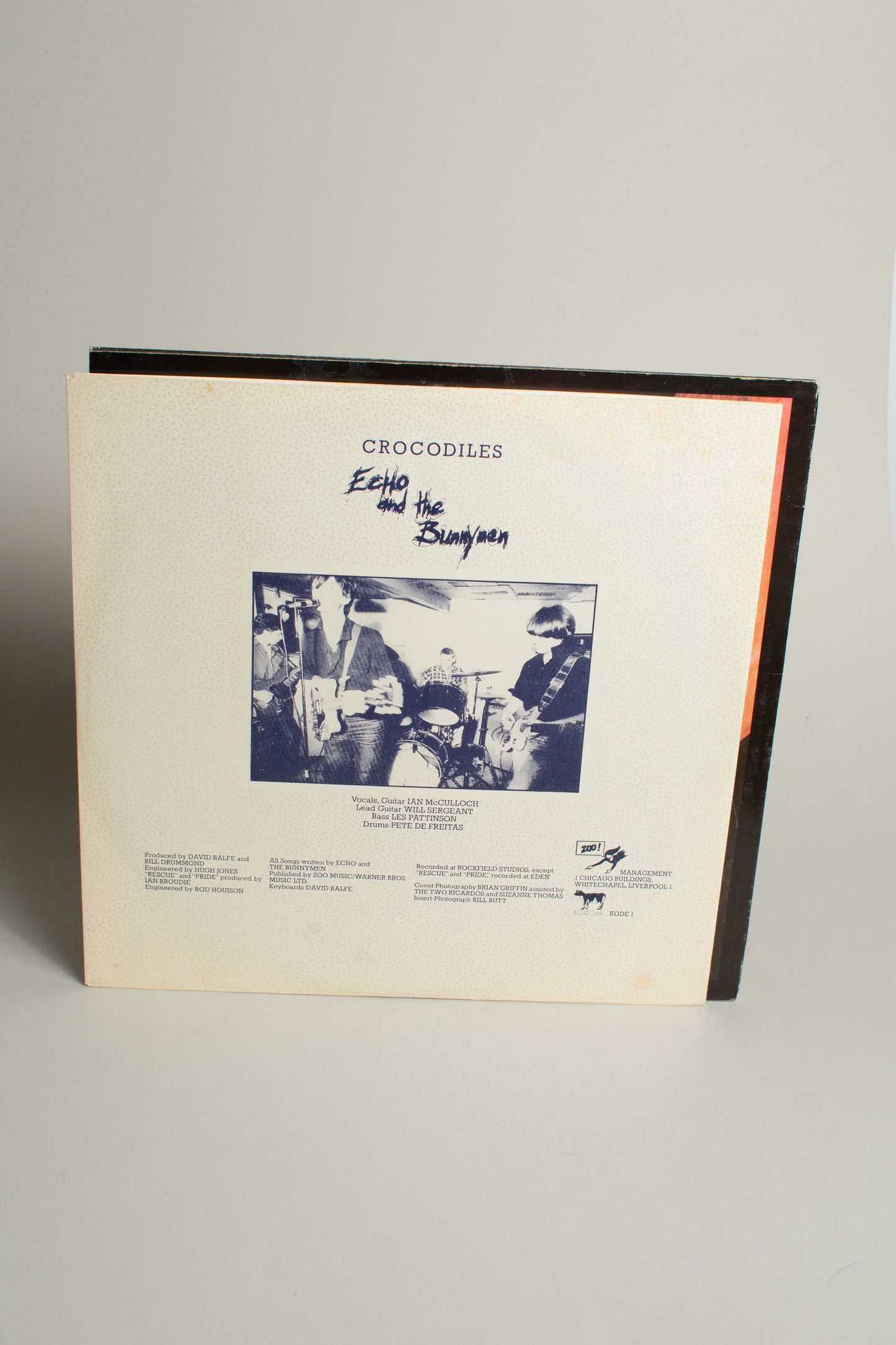 Echo And The Bunnymen – Crocodiles (UK, 12" Album, 1980)