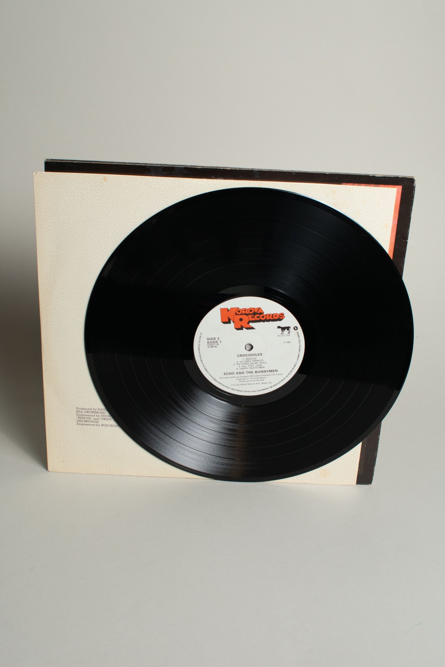 Echo And The Bunnymen – Crocodiles (UK, 12" Album, 1980)