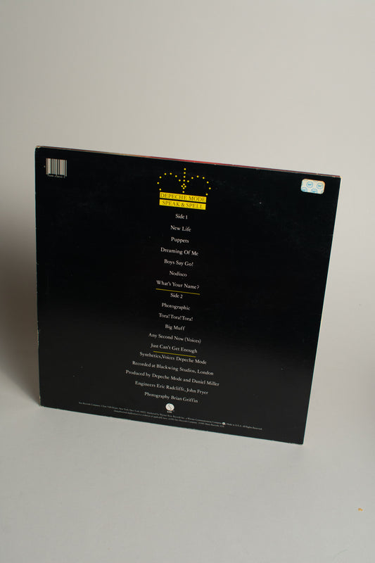 Depeche Mode – Speak & Spell (US, 12" Album, 1986)