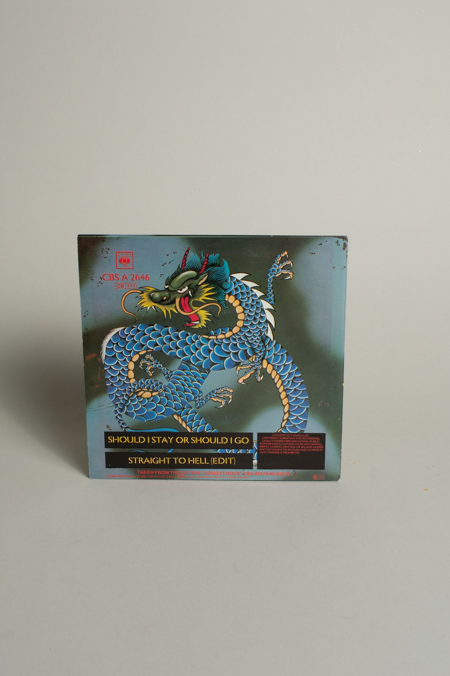 The Clash – Should I Stay Or Should I Go / Straight To Hell (Holland, 7" Single, 1982)