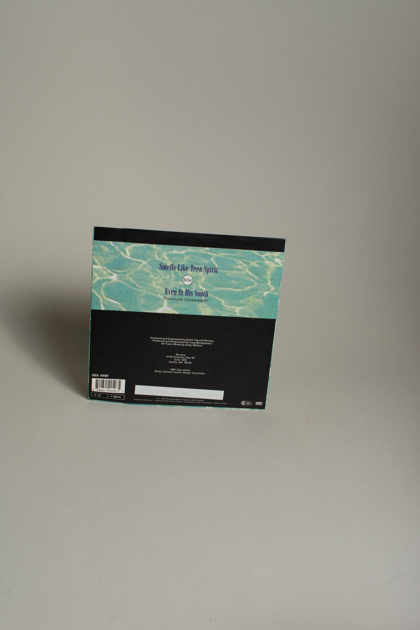 Nirvana – Smells Like Teen Spirit (Europe, 7" Single, 1991)