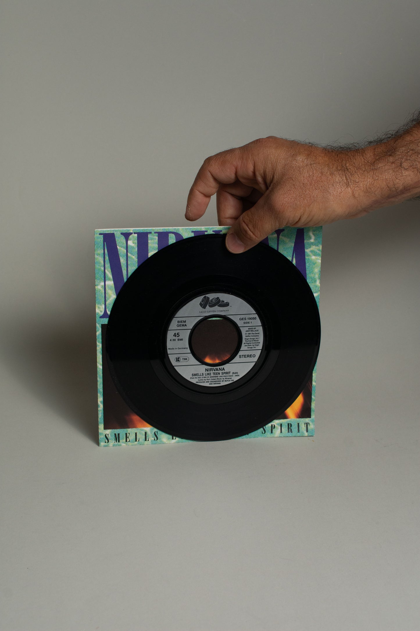 Nirvana – Smells Like Teen Spirit (Europe, 7" Single, 1991)