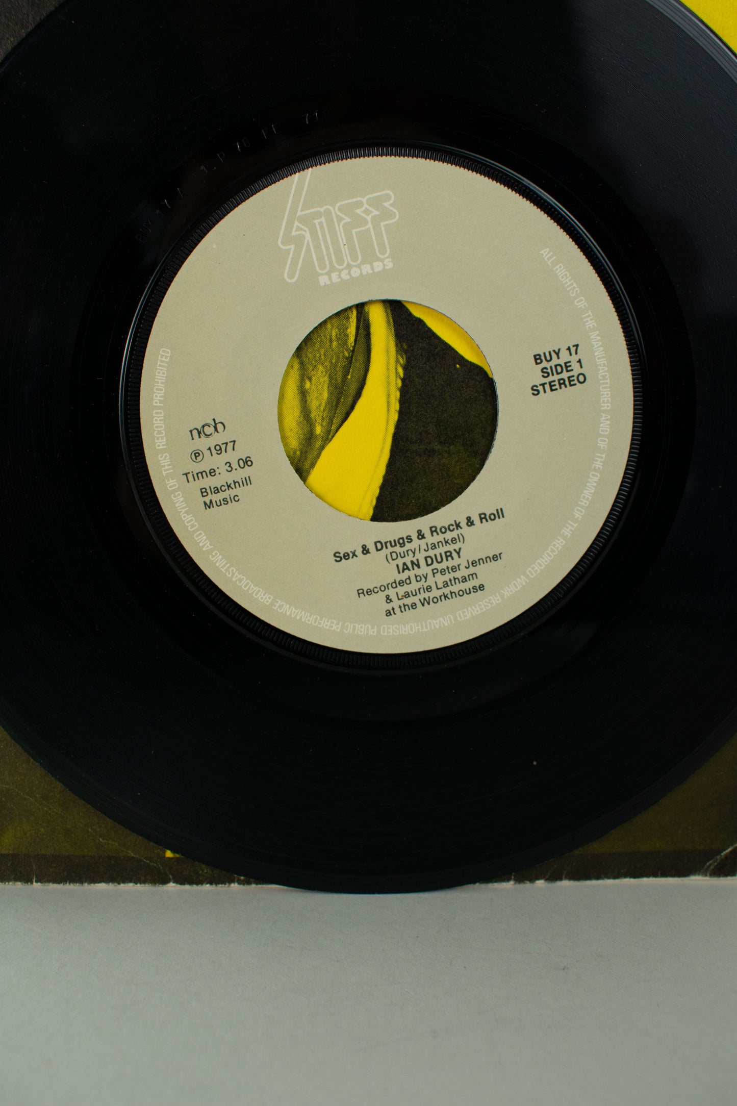 Ian Dury – Sex & Drugs & Rock & Roll (Belgium, 7" Single, 1978)