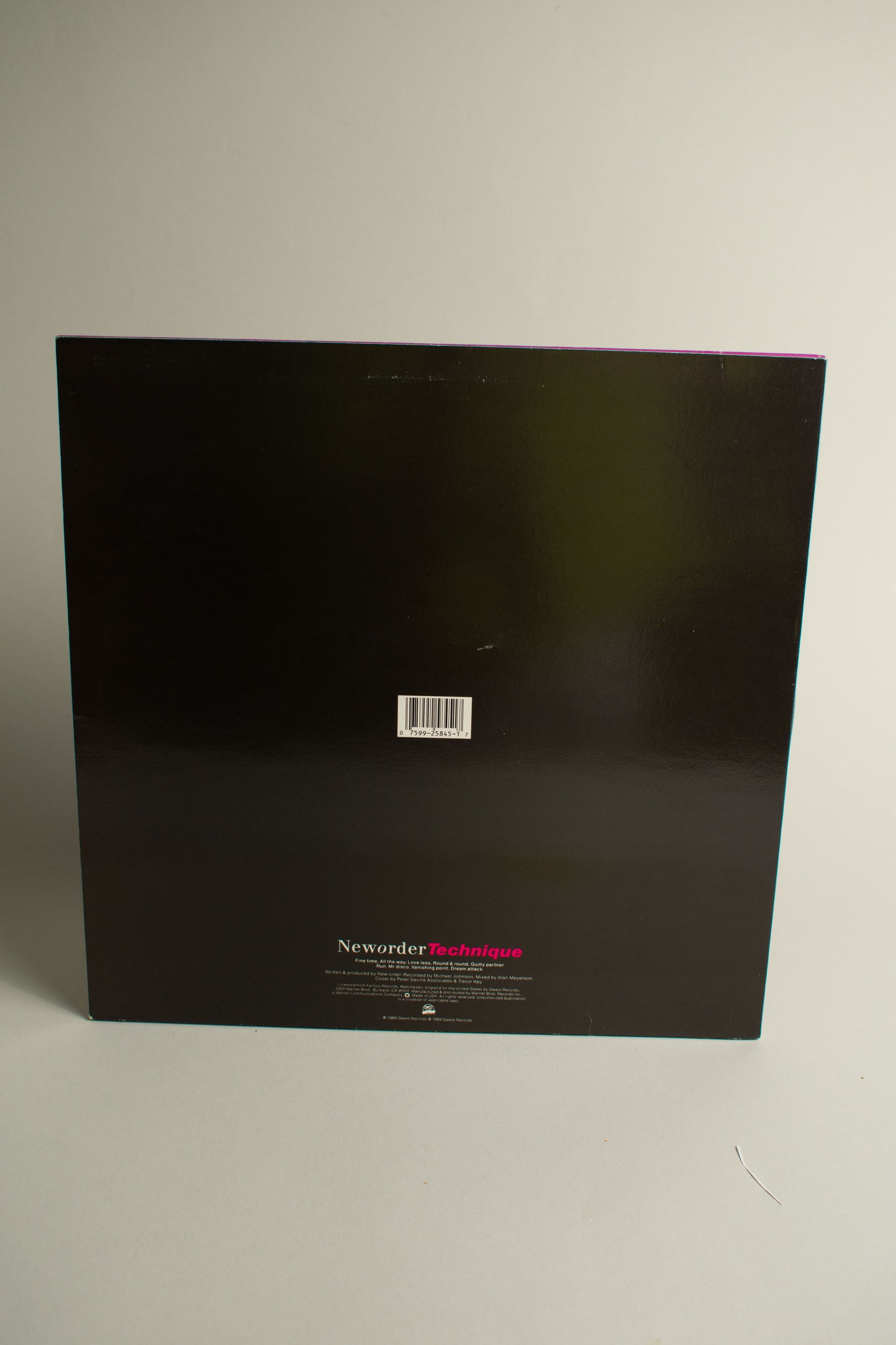 New Order – Technique (US, LP Album, 1989)