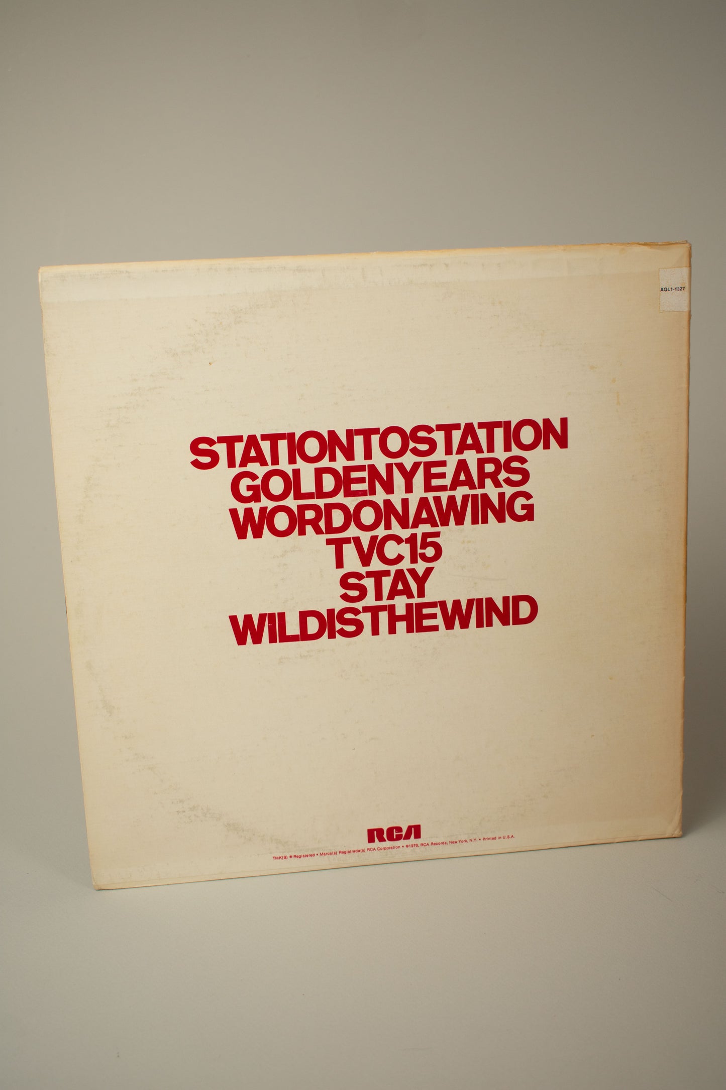 David Bowie – Station To Station (US, 12" Album, 1976)