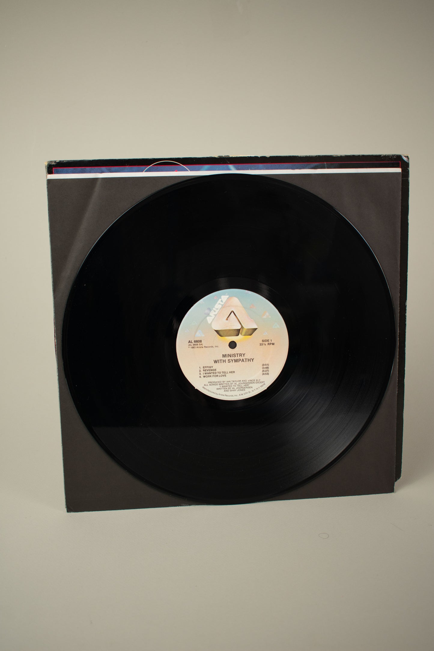Ministry – With Sympathy (US, 12" Album, 1983)