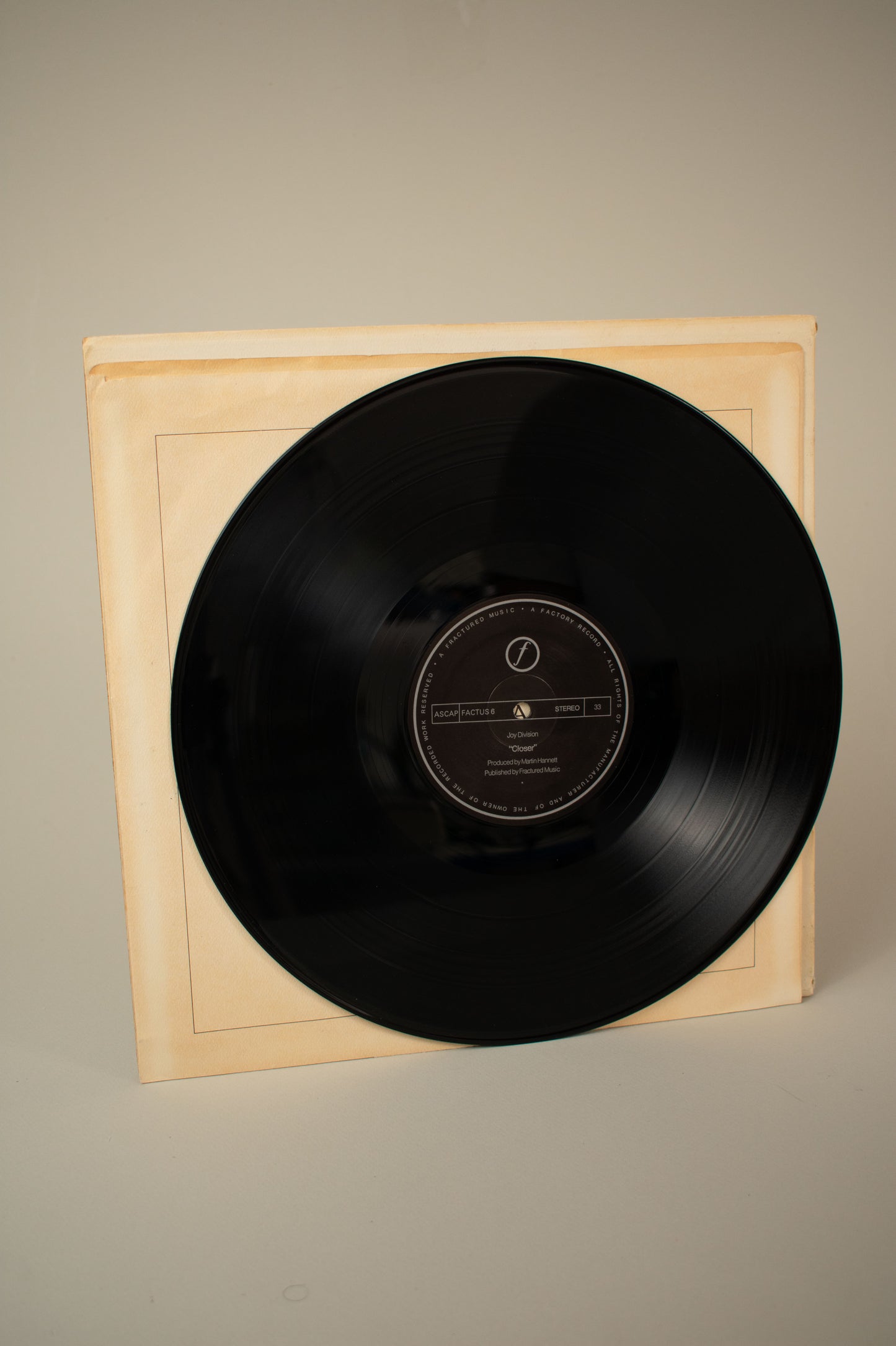 Joy Division – Closer (US, 12" Album, 1981)