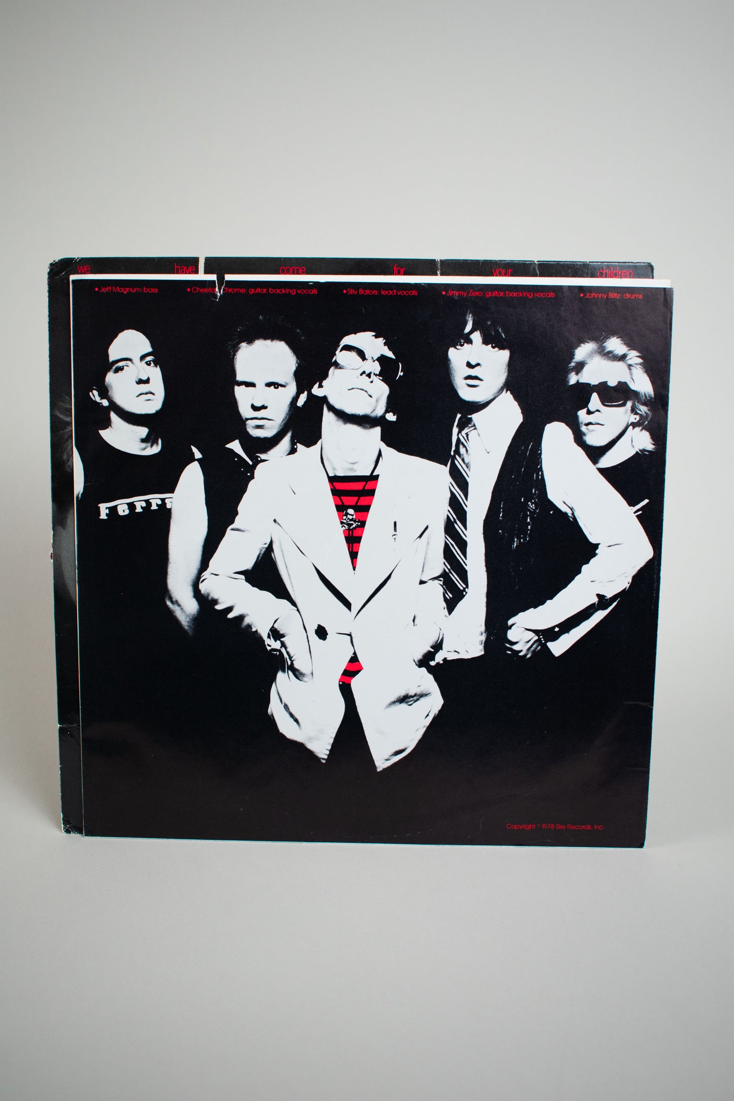 Dead Boys – We Have Come For Your Children (US, 12" Album, 1978)