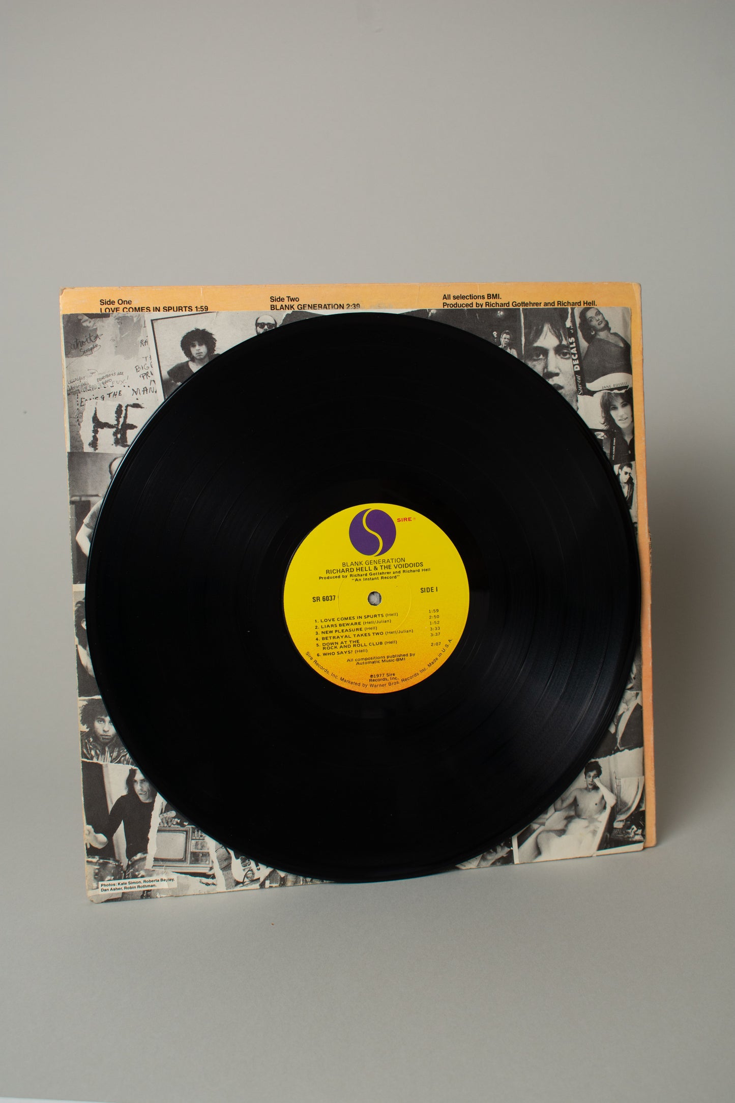 Richard Hell And The Voidoids – Blank Generation (US, 12" Album, 1977)