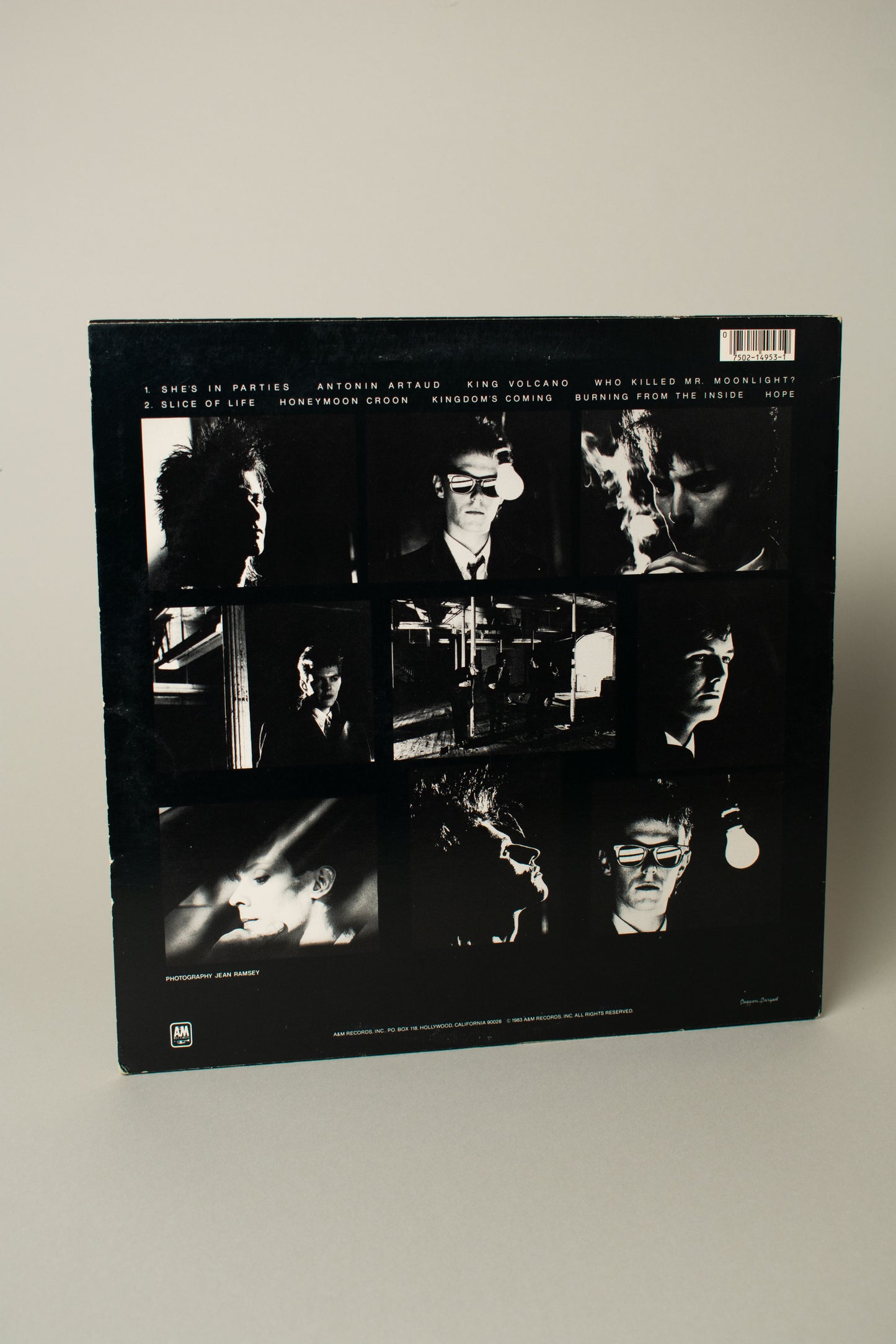 Bauhaus – Burning From The Inside (US, 12" Album, 1983)