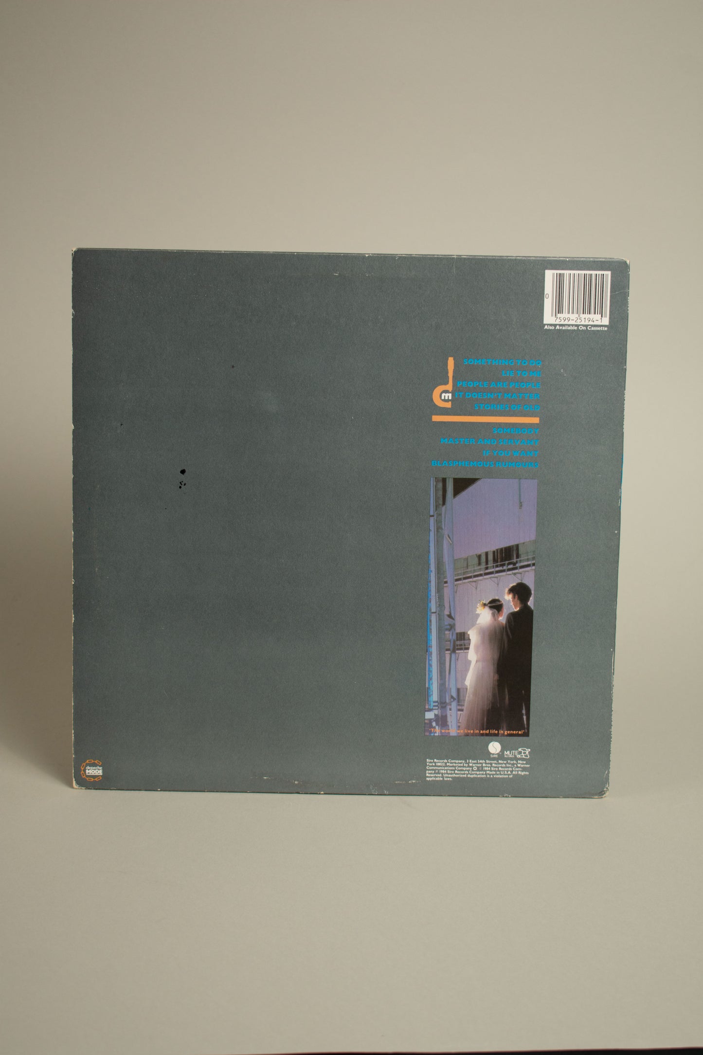 Depeche Mode – Some Great Reward (US, 12" Album, 1984)