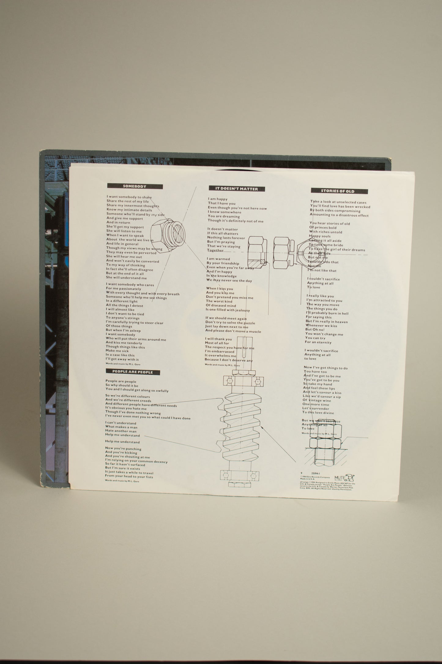 Depeche Mode – Some Great Reward (US, 12" Album, 1984)