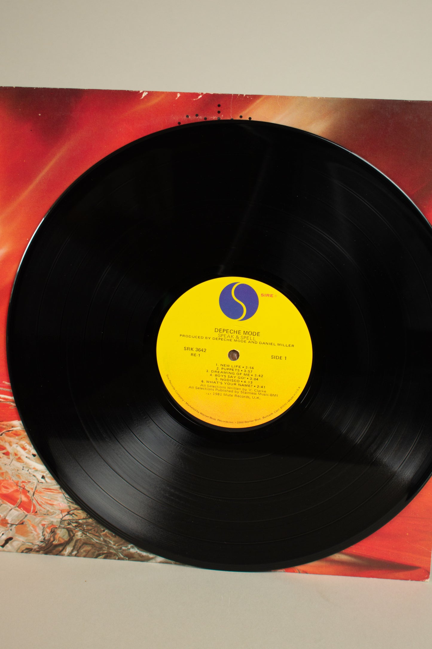 Depeche Mode – Speak & Spell (US, 12" Album, 1981)