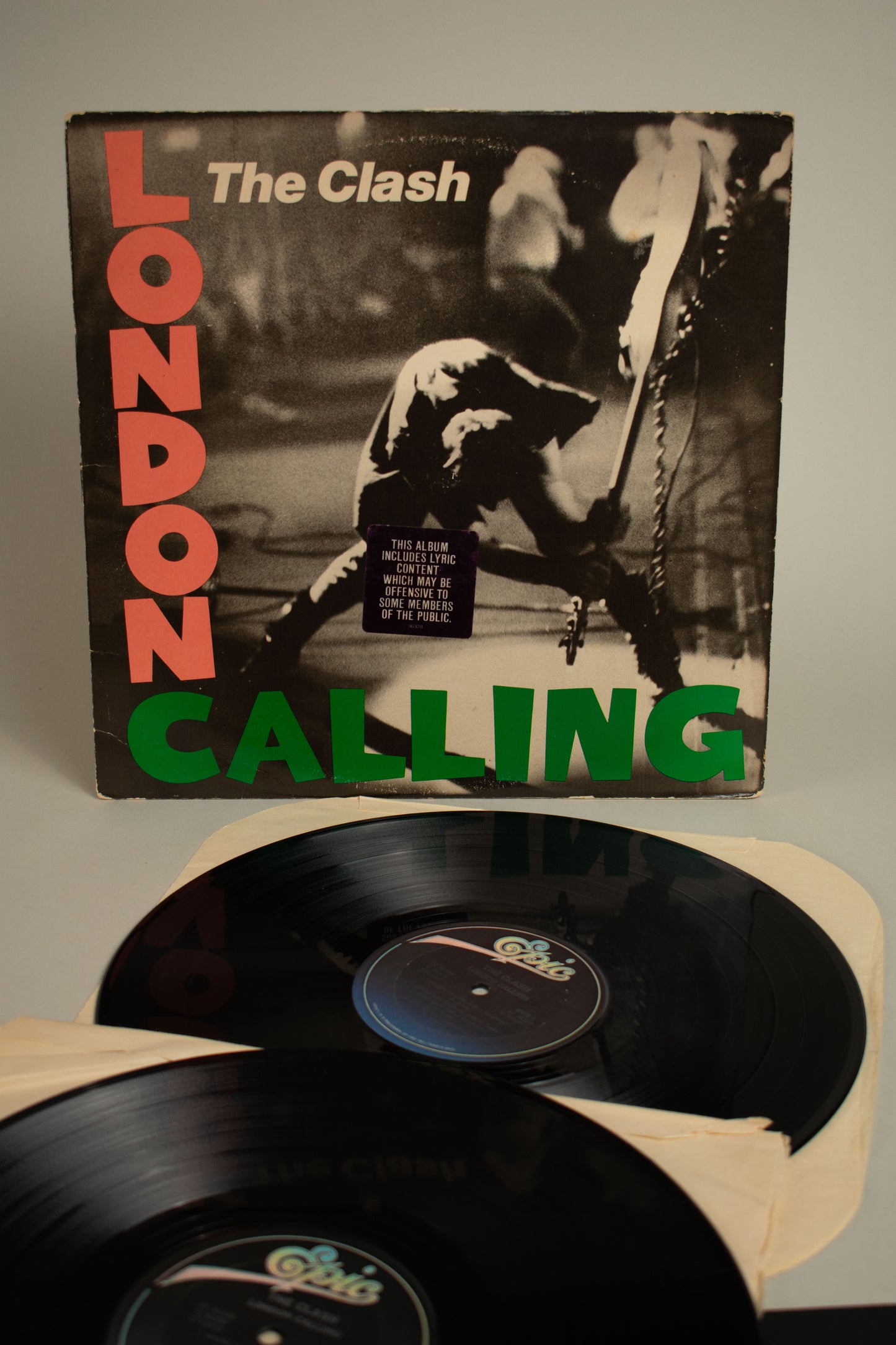 The Clash – London Calling (US, 2×LP, Epic, 1980)