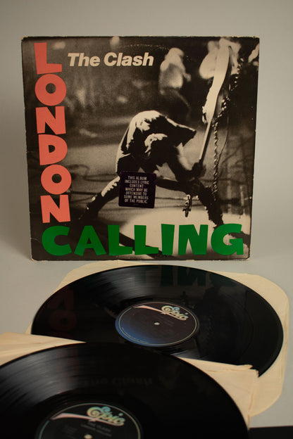 The Clash – London Calling (US, 2×LP, Epic, 1980)