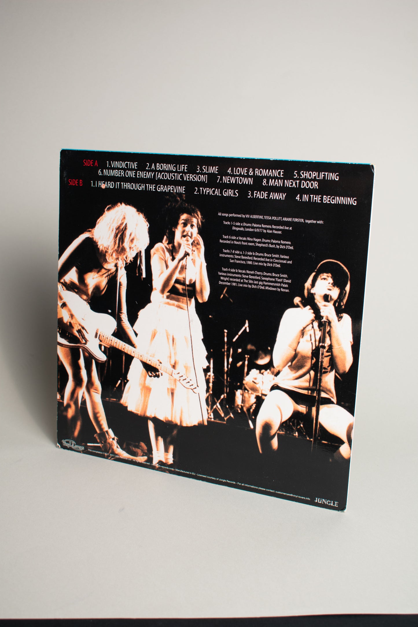 The Slits – In The Beginning (Europe, 12" Compilation, 2011)