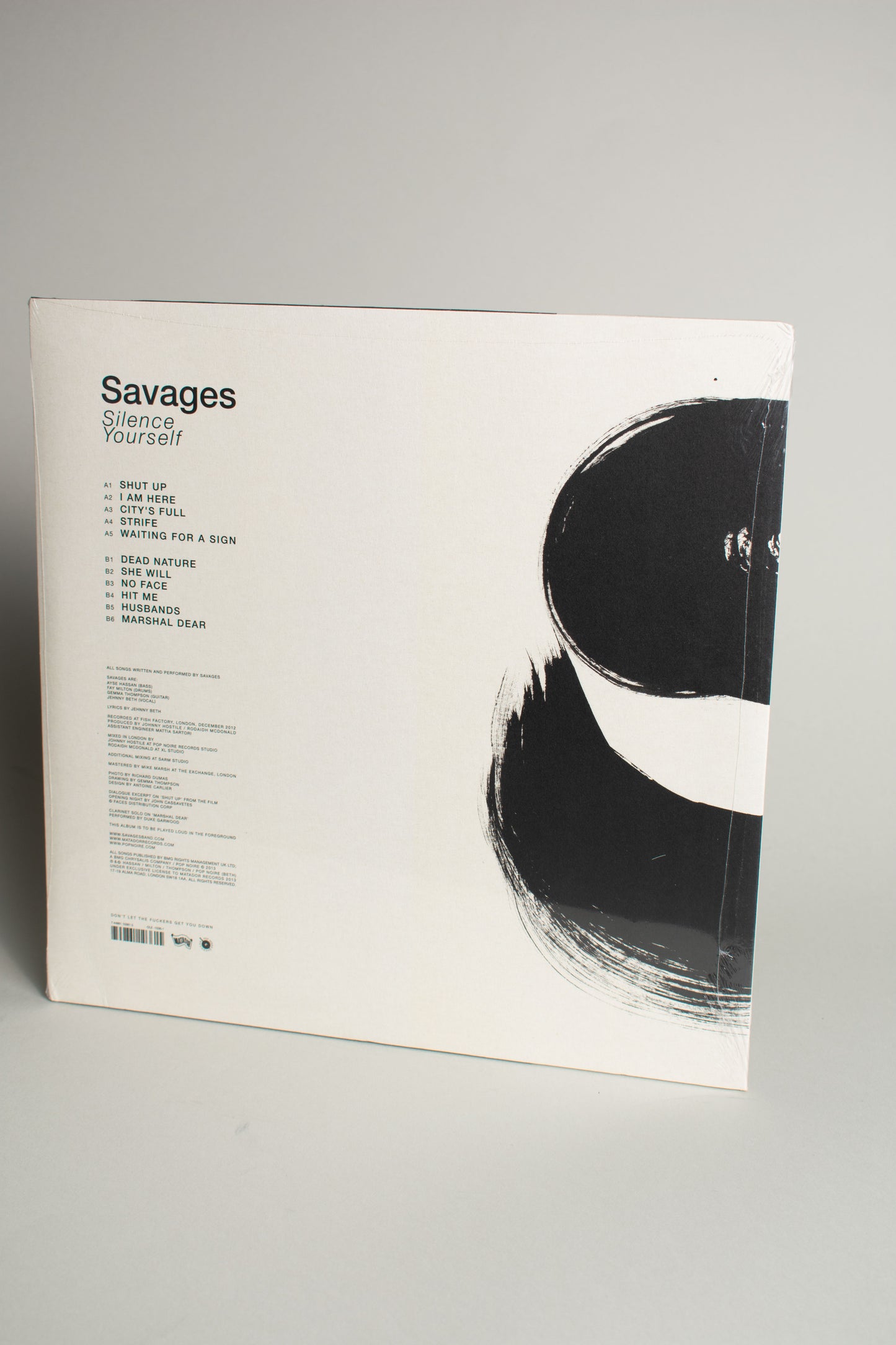 Savages – Silence Yourself (UK & US, 12" Album, 2013)