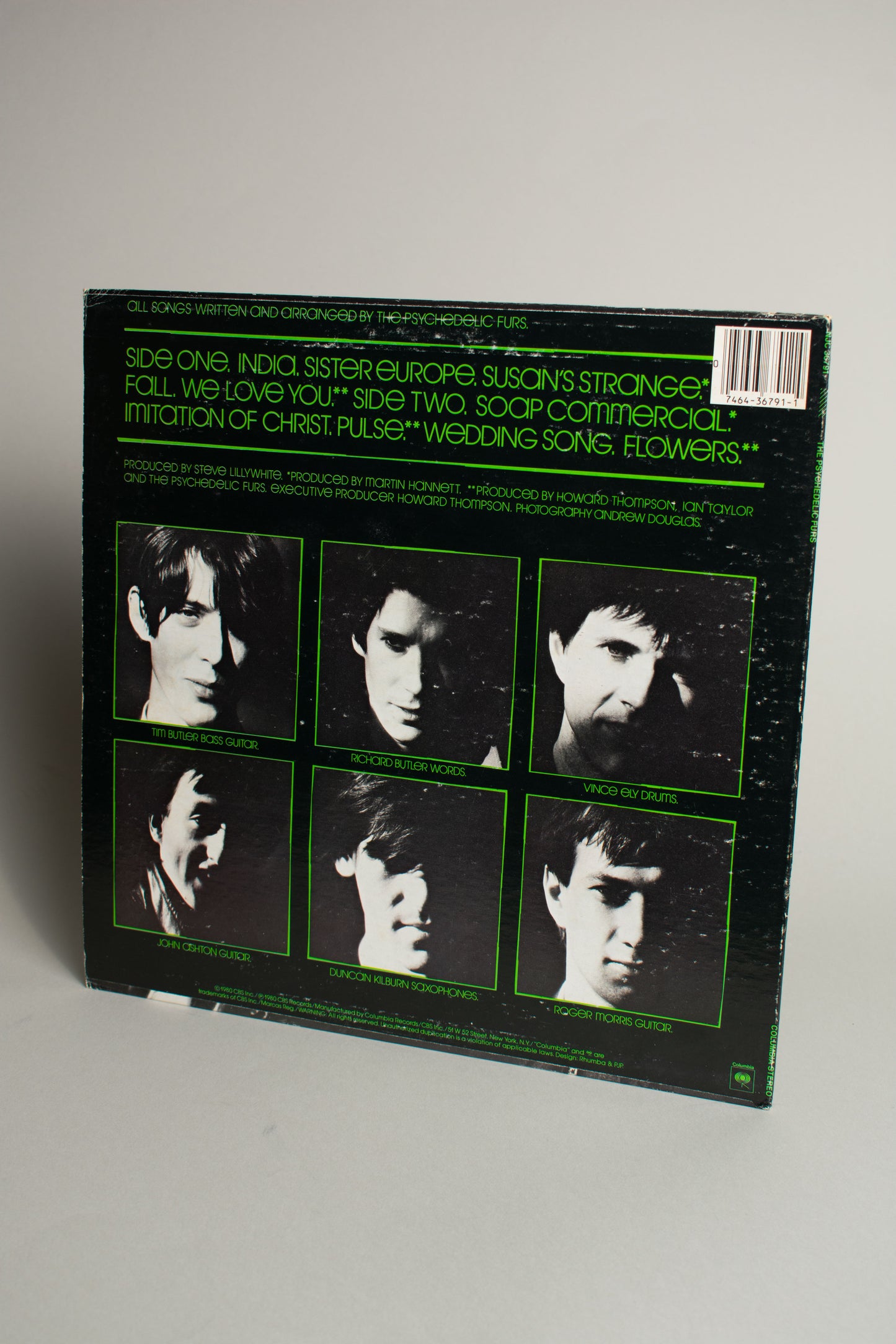 The Psychedelic Furs – The Psychedelic Furs (US, 12" Album, 1980)