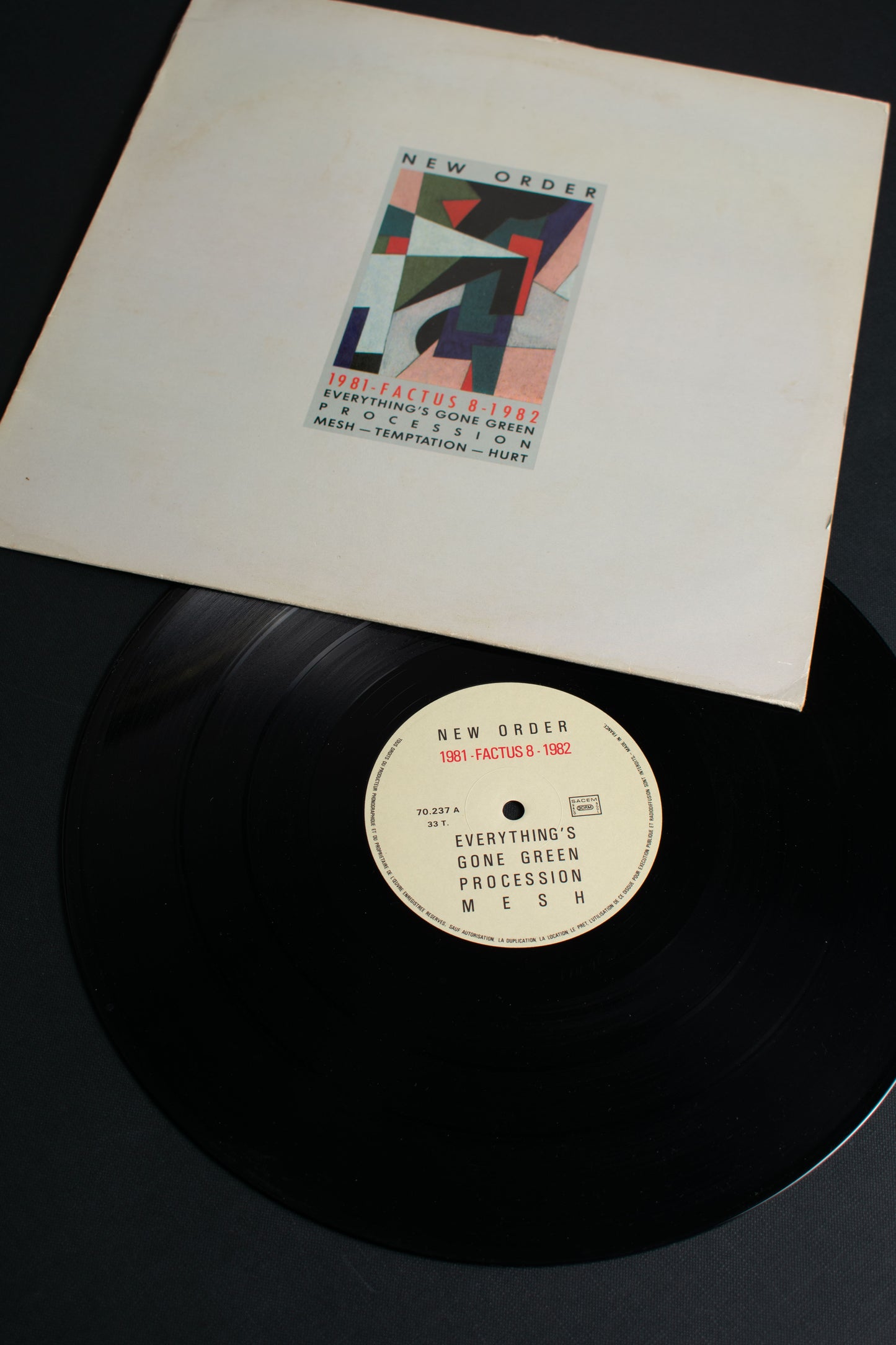 New Order – 1981-1982 (Francia, 12" Compilation, 1984)