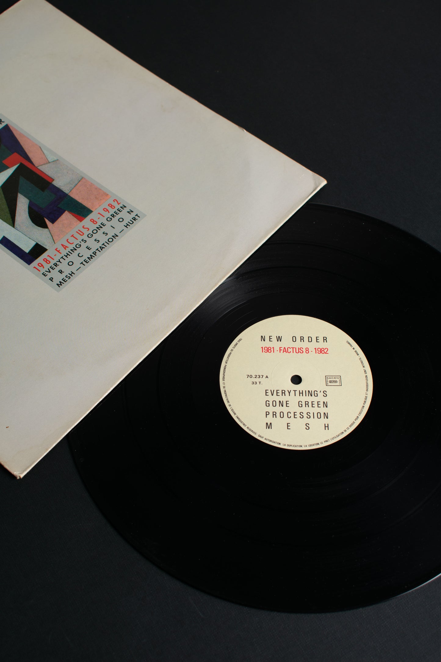 New Order – 1981-1982 (Francia, 12" Compilation, 1984)