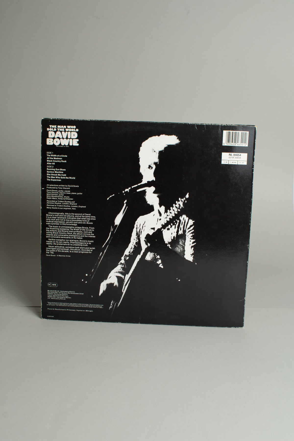David Bowie – The Man Who Sold The World (UK, 12" Album, Reedición 1983)